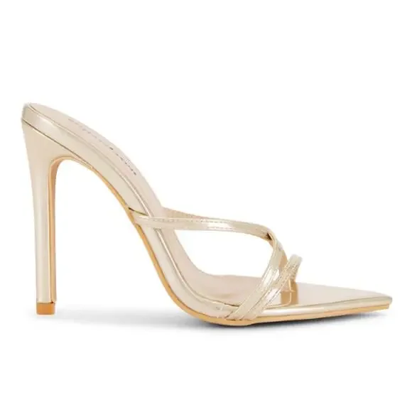 superdown Sofia Heel in Gold – EUC Size 8 - Picture 5 of 8